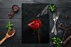 GLASS CUTTING BOARD 35x52 Rose