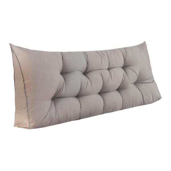 Headboard Triangle Pillow Wedge Backrest Pillow with Removable Cover Headboard Daybed Back Cushion for Reading Sitting Working Bedroom Dorm