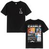 Singer Camilo La Tribu Album Tshirts Unisexs Women Clothing Fashion Hip Hop Oversized T Shirts Cotton Casual T Shirt Streetwear