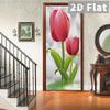 76Style 77/90cm Self-Adhesive Door Stickers Removable Wall Sticker Scenery Wallpaper Stone Stair Murals for Doors Modern Home Decor