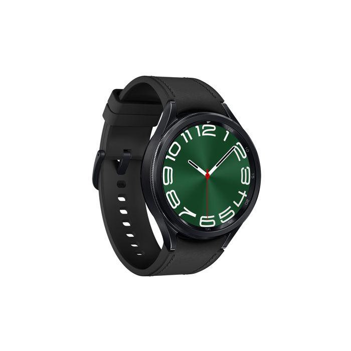 Montre connectée - samsung - galaxy watch 6 classic 47 mm - lunette tournante - acier inoxydable - suivi santé et sport