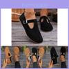 Women's Vintage Round Toe Mary Jane Flat Shoes With Breathable Suede Upper And Comfortable Low Heel Ideal For Casual Spring And Autumn Wear