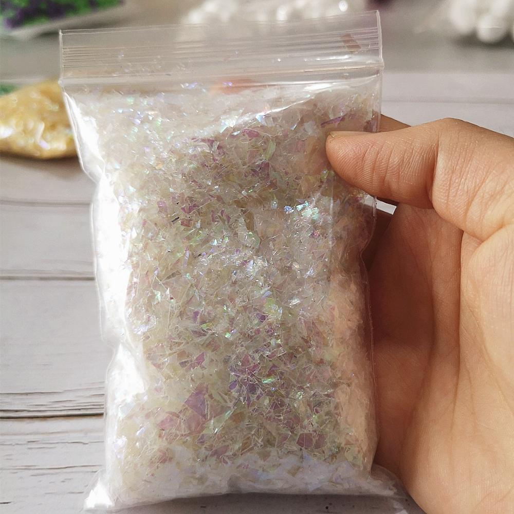 20g Bonbonpapier 17 Farben Schleimschalenpapier Füllstoff Ton Spielzeug DIY Schleim Zubehör Dekoration Gelee Schlamm Handgummi Ton