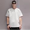 Men's Summer All-match Casual Short-sleeved T-shirt  High-end Loose Quarter-sleeved Top