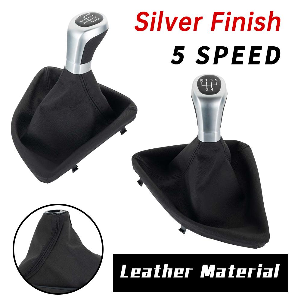 

5/6 Speed Manual Transmission Leather Gaiter Boot Cover Car Gear Shift Knob For BMW E81 E87 E88 E82 Auto Parts