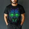 Vintage T-shirt For Men  Animal Russian Tiger Lion Print T Shirts Short Sleeve Tee Casual Streetwear Oversized Men Clothing Tops