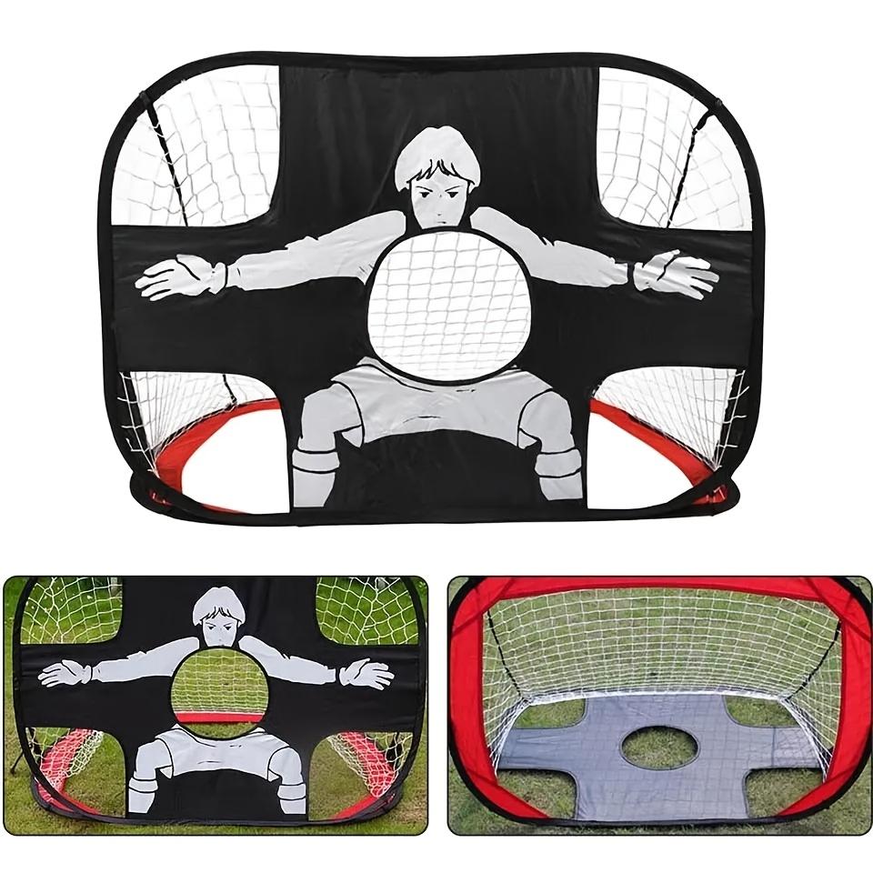 2-In-1 Folding Soccer Goal, Portable Soccer Goal Net, Dual-Purpose Design Outdoor Soccer Training, Multi-Function Training Net