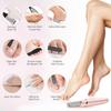 Electric Callus Removers for Feet, Haootadiy Electric Foot Callus Remover Pedicure Kits Rechargeable With12 In 1, Removes Dry Skin for Smoother Feet, 