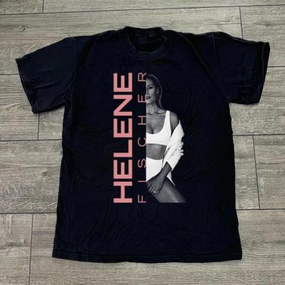 Helene Fischer T-Shirt Kurzarm Schwarze Farbe unisex S-5XL MI909