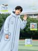 2026 New Model Children's Raincoat for Primary School Students, Special School Bag for Boys and Girls, Long Full-Body Raincoat for Teenagers