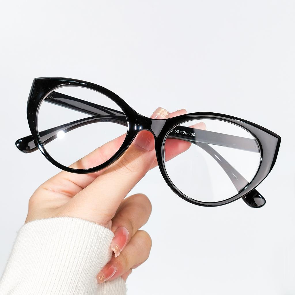 2pcs Cat Eye Reading Glasses Retro Floral Fashion Presbyopic Glasses Color Block Readers for Women Men +1.0 To +4.0