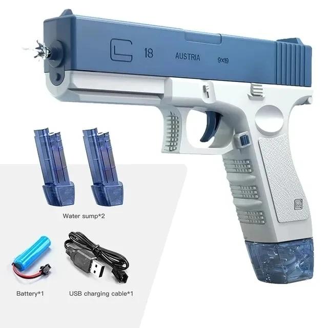 Summer Beach Outdoor Entertainment Toy Watergun Fully Automatic Shooting Toy Electric Water Gun Children's and Adult Gifts M416