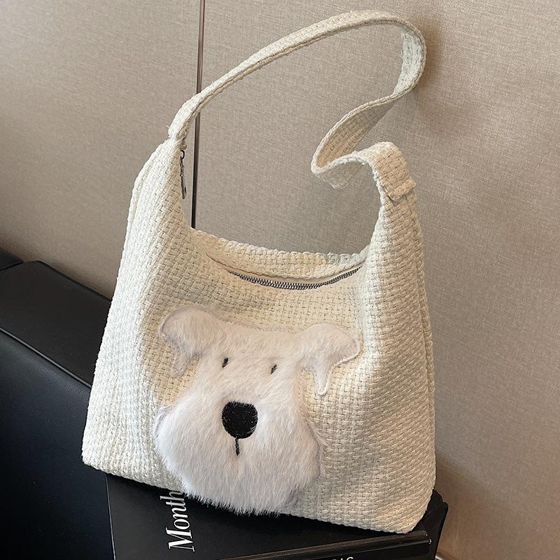 Tasche mit großem Fassungsvermögen für Damen Neue trendige und modische Pendler-Tragetasche für Damen Ins Niedliche vielseitige Ein-Schulter-Handtasche