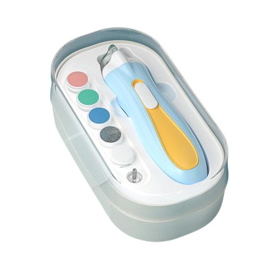 Electric Nail Clippers Baby Nail Trimmer with LED Light Portable Rechargeable Children's Manicure Kit for Babies Daily Use