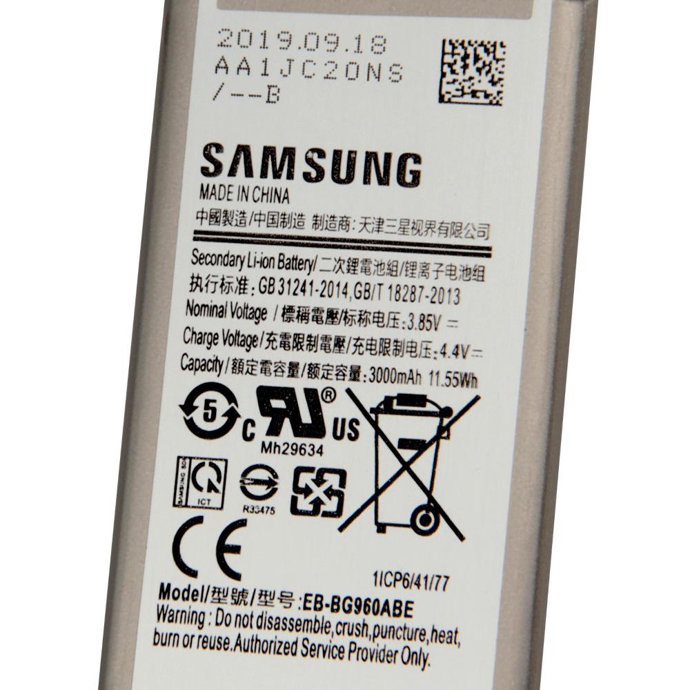 Bateria Original de Reposição EB-BG960ABE Para Samsung GALAXY S9 G9600 G960F SM-G960 3000mAh