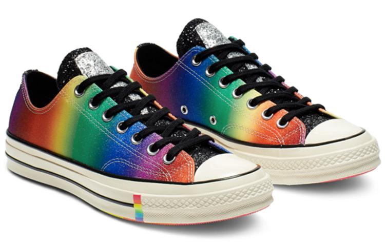 Chuck 70 Converse Low 'Pride Shimmering Rainbow' 165714C