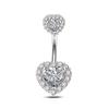 Zirconia Navel Piercing Clip - Hot Selling European and American Body Jewelry