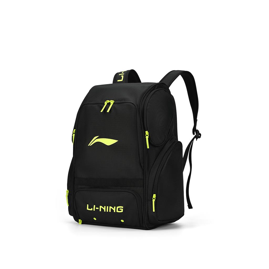 Li Ning Polyester Backpack Regular Unisex Black ABSW233-1