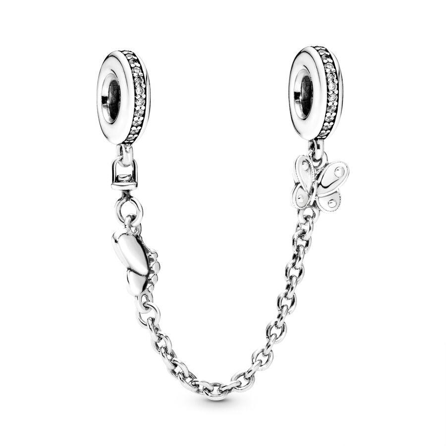 NEW Butterfly Daisy Flower & Band Of Hearts Charm Bead Fit Original Europeans 925 Sterling copper Bracelet DIY Fine Zircon Gift