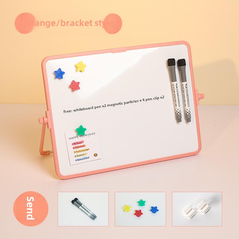 Funik Dubbelsidig Magnetisk Raderbar Whiteboard för Barn - Skriv- och Ritbord för Skrivbord med Ställ