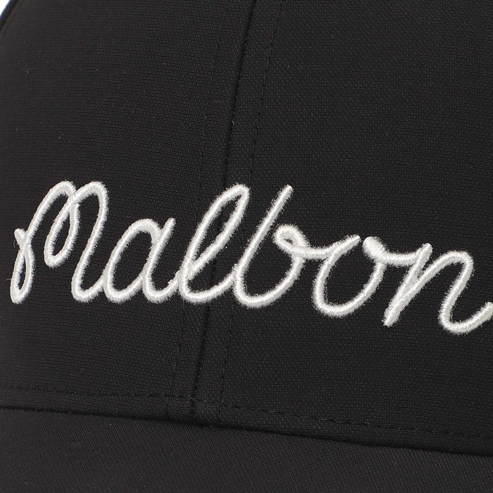 MALBON GOLF Side Panel Ball Marker Ball Cap Black (Man)