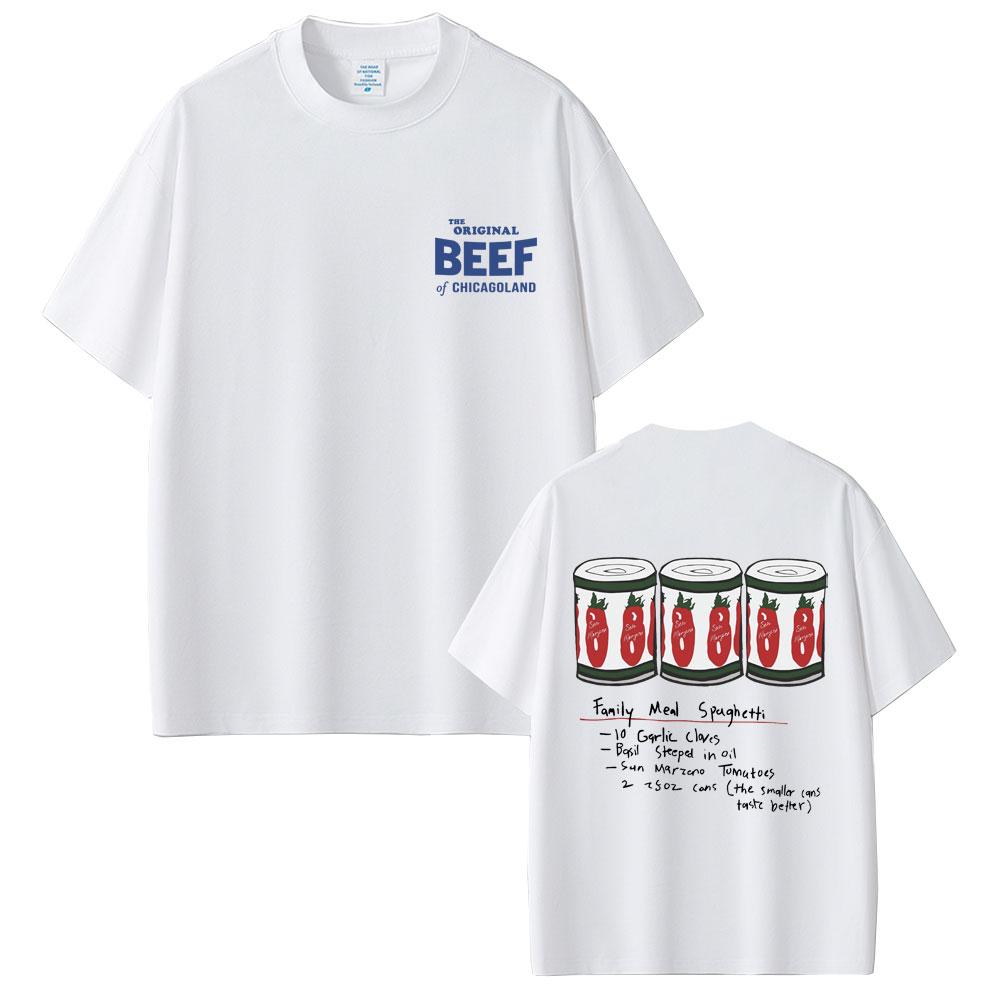 The Bear TV Show Tshirts The Original Beef of Chicagoland Funny Meme T Shirt Summer Unisex Women Casual Cotton Vintage T Shirts