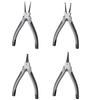 Professional 4Piece Snap Rings Pliers Set for Internal & External Rings, High Carbon Steel with Comfortable Grip Handle
