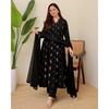 Black Viscose Silk Pakistani Suit Indian Designer Party Wear Kurta Pant Set
