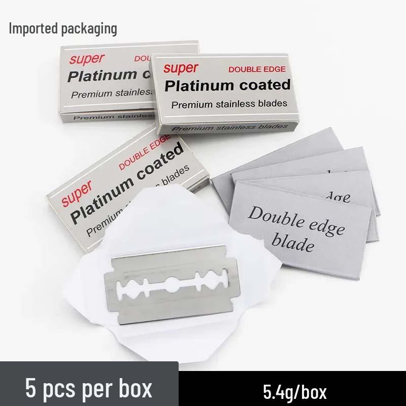 Double-Layer Double-Sided Manual Shaving Razor for Men