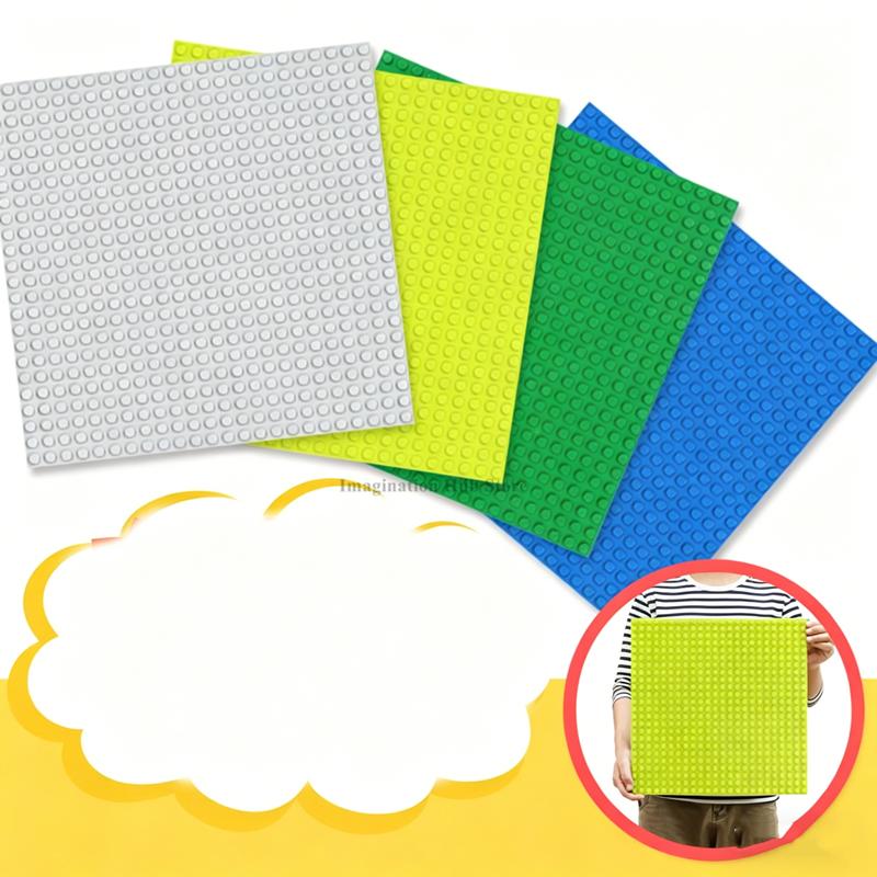 24x24 Dots Large Building Blocks Baseplate,DIY Wall Scene Base Plate Accessories,Compatible All Classic Brand Bricks Toys