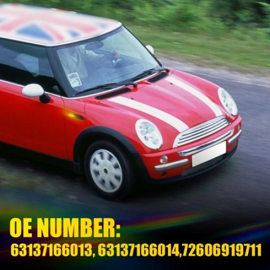 2X LED Clear Side Marker Light Dynamic Amber For R50 Mini Cooper R53 2002-2006