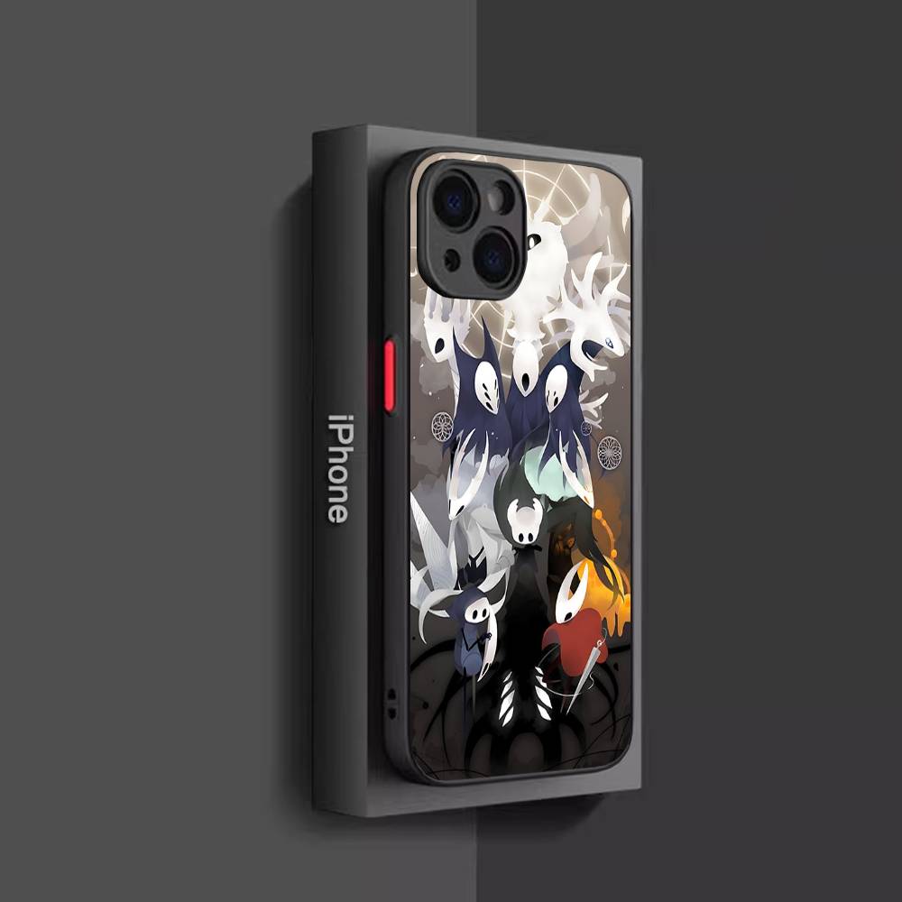 Game H-Hollow K-Knight Phone Case For IPhone 16 15 14 Plus 15 13 12 11 Pro Max X XS MAX Matte Cover