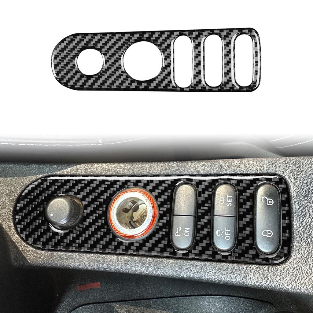 vrdpn5 Car Door Lock Gear Trim Carbon Fiber Sticker For Seat Leon Altea 2005 2006 2007 2008-2010 2011 2012 For Toledo 2005-2009 LHD RHD