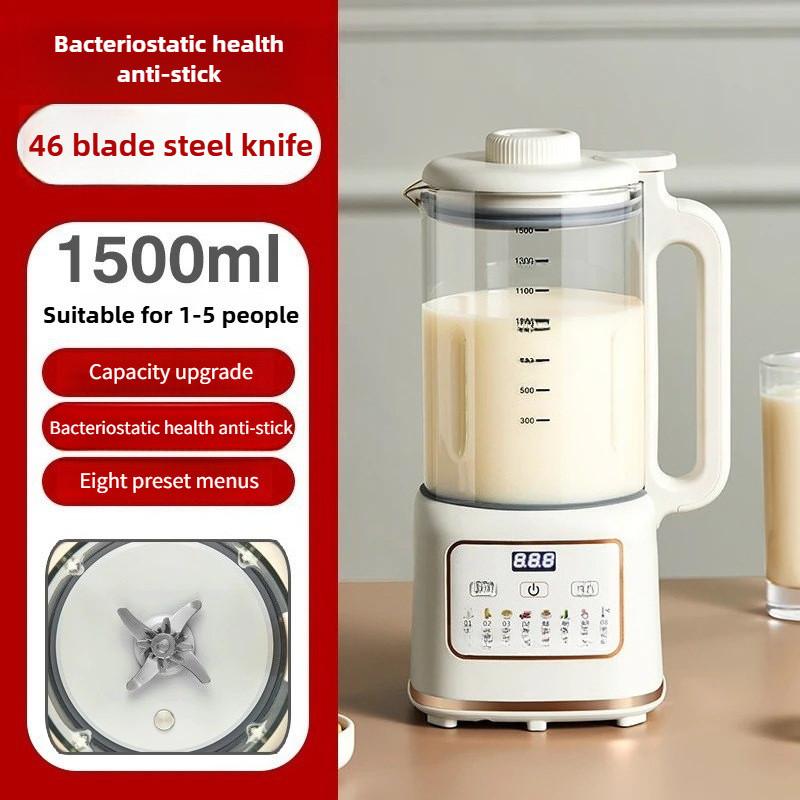 Blender Electric de Capacitate Mare Anti-Pastă Fund Vas Mașină de Lapte de Soia de Uz Casnic Procesor Multifuncțional Alimente Complementare
