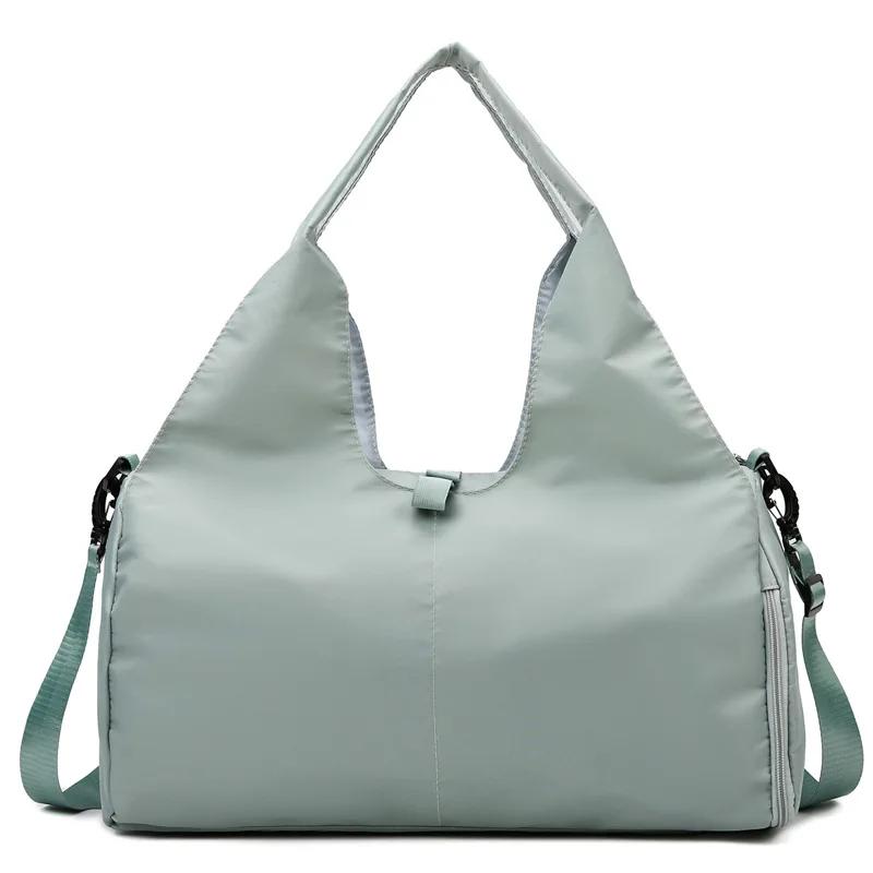 Large Capacity Gym Bag Multi-Functional Waterproof Fitness Tote Yoga Mat Dry-Wet Separation  Workout Outdoor Short Travel bag