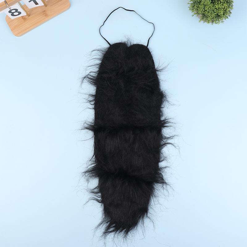 Fake Beard Dress Up With Elastic Rope Facial Hair Cosplay Fake Mustache For Stage Performance Holiday Masquerade Festive