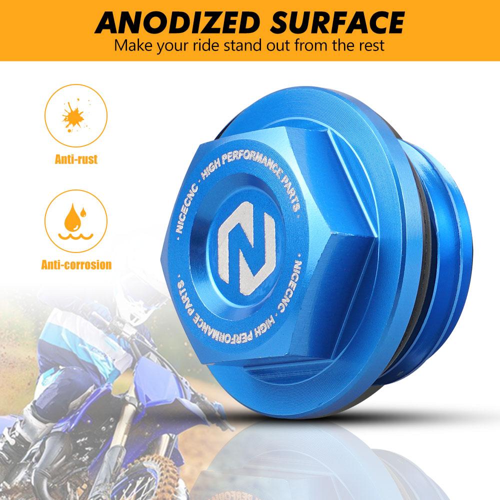 For Yamaha YZ125 YZ250 YZ250F YZ450F WR 250F 450F 250R 250X YZ 65 80 85 125X 250FX 450FX YFZ450 Engine Oil Filler Plug Screw