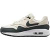 Air Max 1 GS Pale Ivory Bicoastal Barnesko Kremhvit Vintage-Grønn DZ3307-113