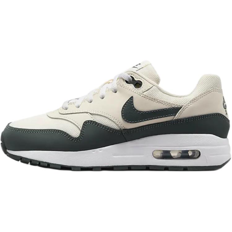 Nike Air Max 1 GS Pale Ivory Bicoastal Kids Sneakers Cream White Vintage-Green DZ3307-113