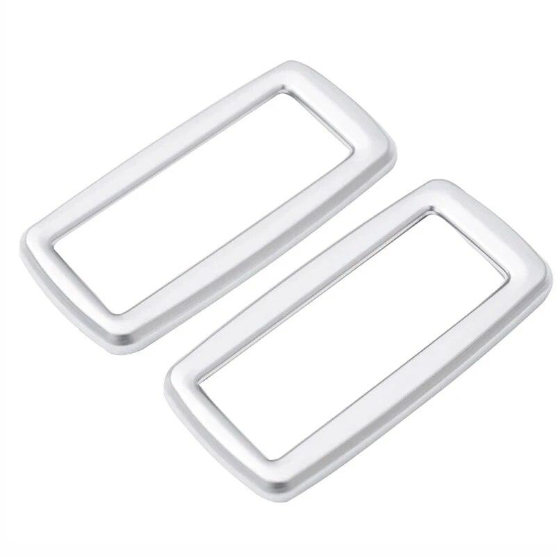 

2 шт./компл. задний багажник автомобиля, декоративная рамка с крючками, накладка, подходит для BMW 2 серии F45 F46 218i 2015-2017, автоаксессуары серебряный