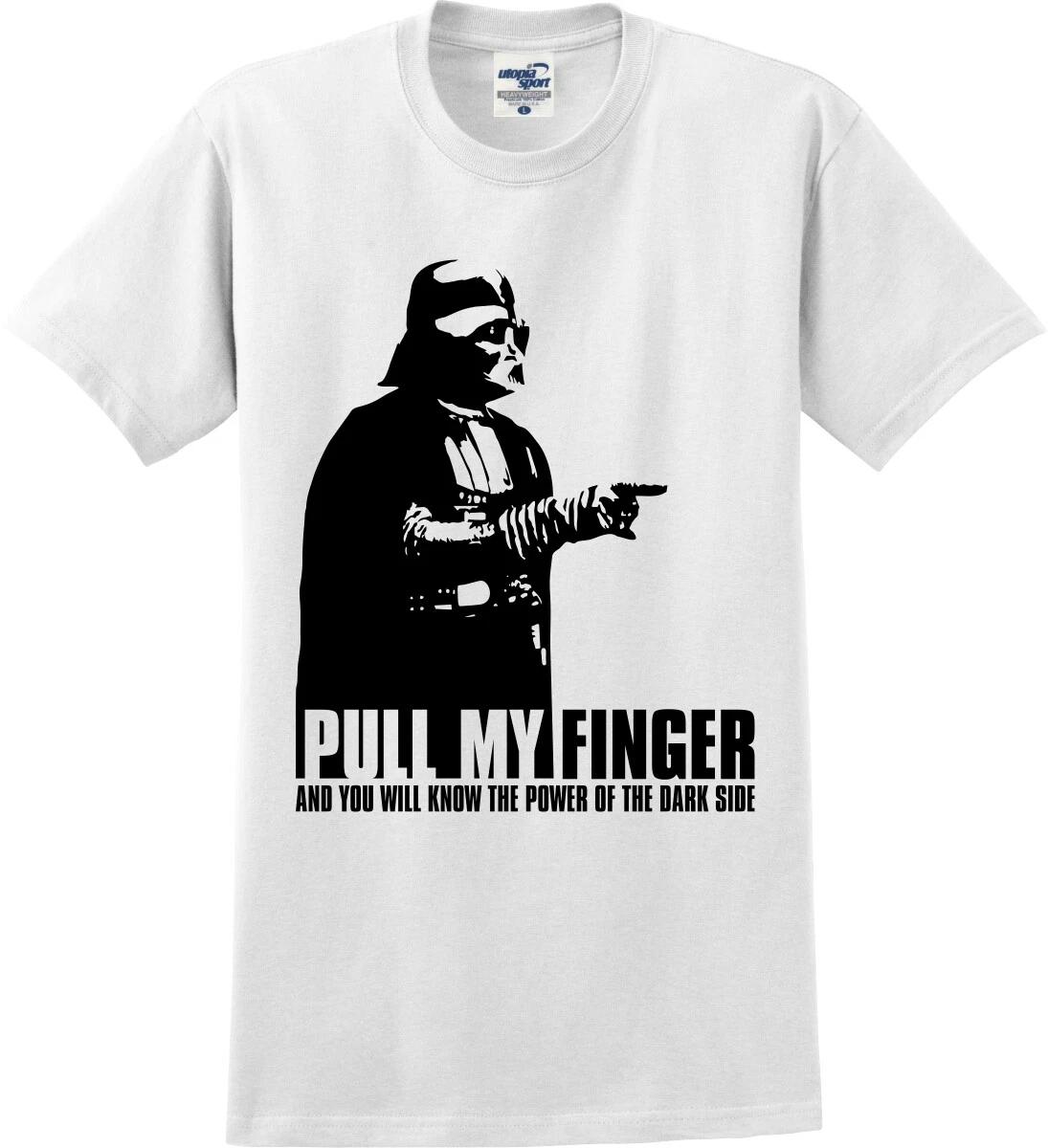 

Darth Vader Pull My Finger and You Will Know the Power of the Dark Side T shirt L