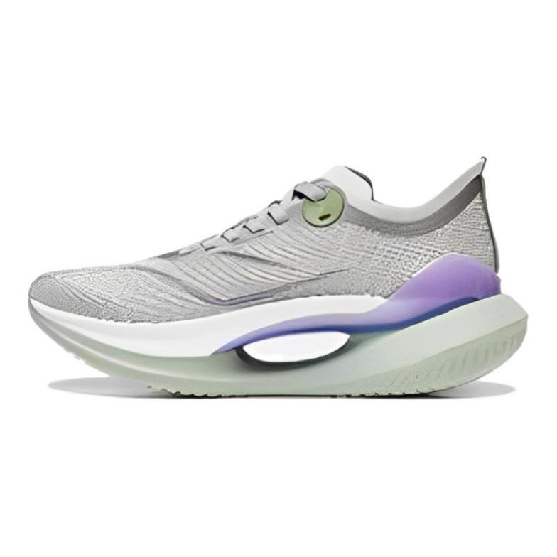 Li Ning Shadow 2 Essential Abriebfest Atmungsaktiv Niedrig geschnitten Laufschuhe Damen Grün Grau ARRT006-13