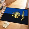 Inter Milan Personalized Text Area Rug Perfect for Dining Room Entryway Bedrooms Hallway Antislip Carpet Decorate Offices