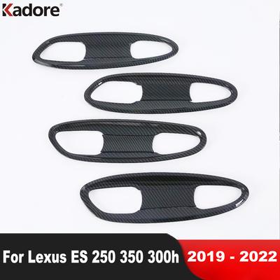 Zubehör für Lexus ES 250 350 300h 2022 Kohlefaser Auto Exterieur Türgriff Schüssel Tassenabdeckung Zierleiste