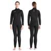 Combinaison intégrale 5 mm pour femme Manches longues Pantalon Combinaison thermique de plongée Snorkeling Surf Natation d'hiver