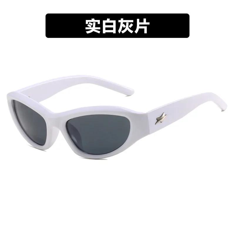 

Star Y2K Sports Gafas De Sol New Fashion Cool Design Glasses Punk Special Men Women Street Photo Shade Sunglasses As picture