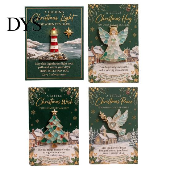 Holiday Gathering Props Christmas Pocket Hug Card, Mini Greeting Token with Home Accents Festive Design, Gift for Friends Family, Party Favor Keepsake