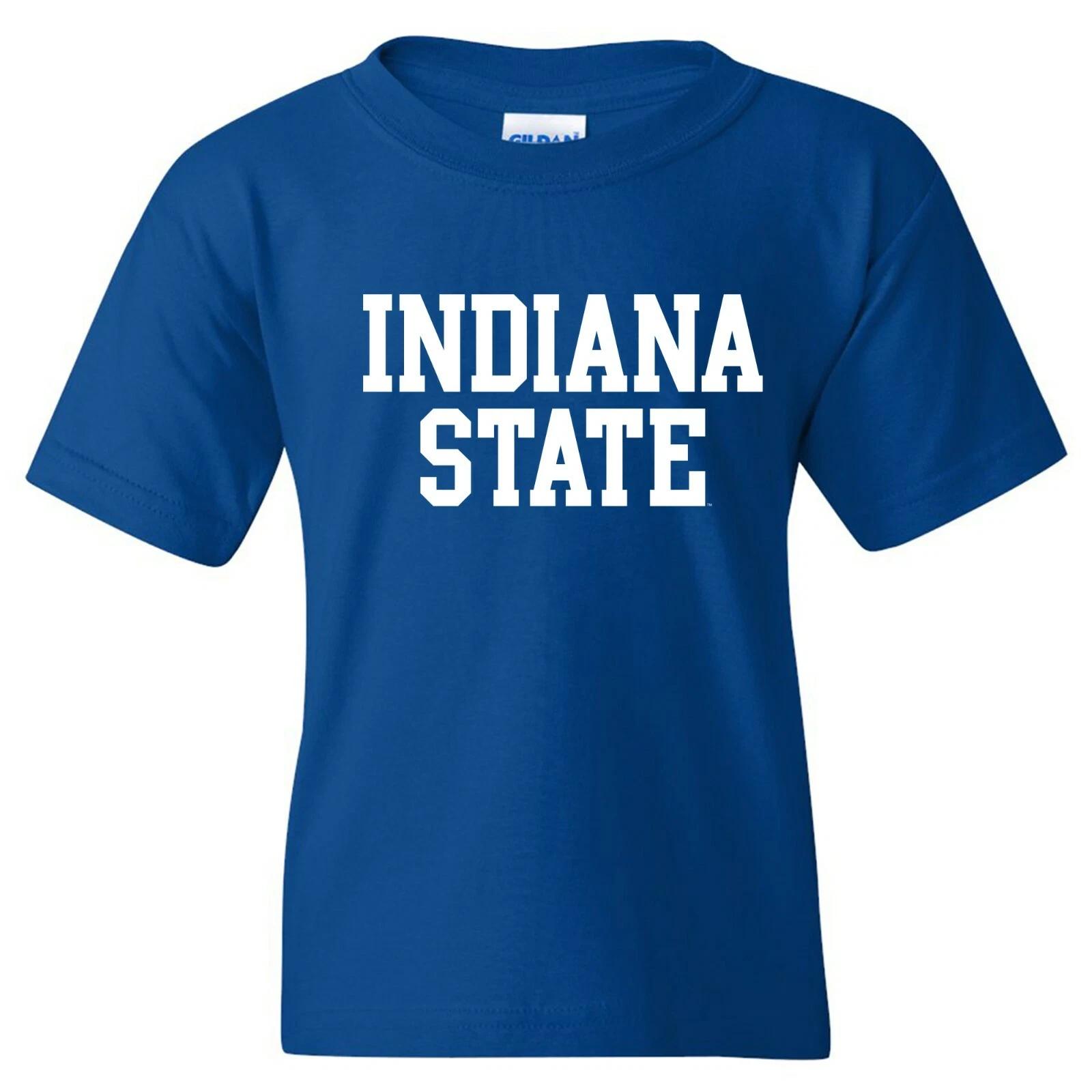 Indiana State Sycamores Basic Block Youth T-Shirt - Royal L