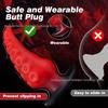 Alien Octopus Tentacle Anal Plug for Women - Outdoor Wearable Dildo Toy