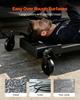 VEVOR 1m Mechanic Creeper with 4 Large Wheels, 180 kg Low Profile Under Car Garage Roller, Rolling Creeper with Raised Headrest
